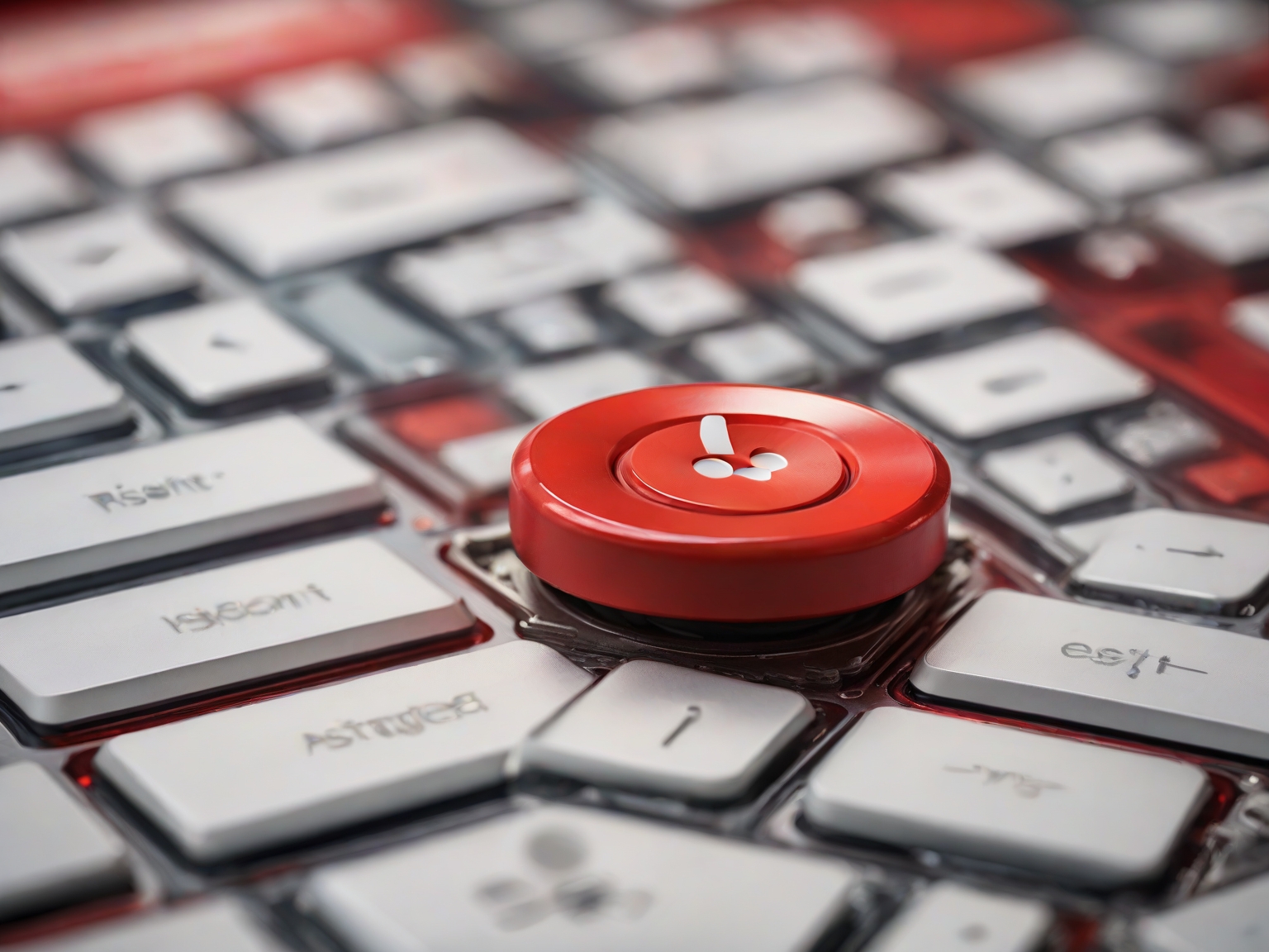 Do you know the iconic red button on early Apple products served as a reset button for software issues 
