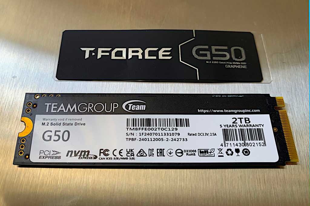 AIWithWords - Teamgroup's T-Force G50: Excellent NVMe SSD for everyday tasks with good performance and affordability. Check out our review to learn more! #SSDReview #TeamgroupTForceG50 #StorageSolutions